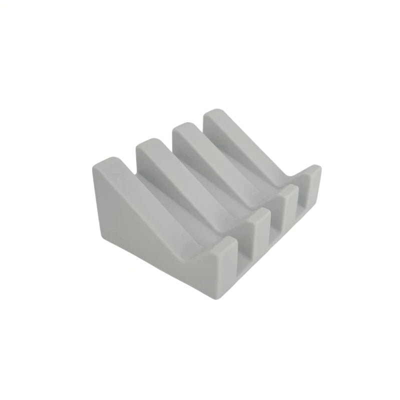 Silicone Soap Dish Soap Dispenser Tilt Drain Soap Box Bathroom Bath Soap Storage Holder Kitchen Sponge Storage Rack